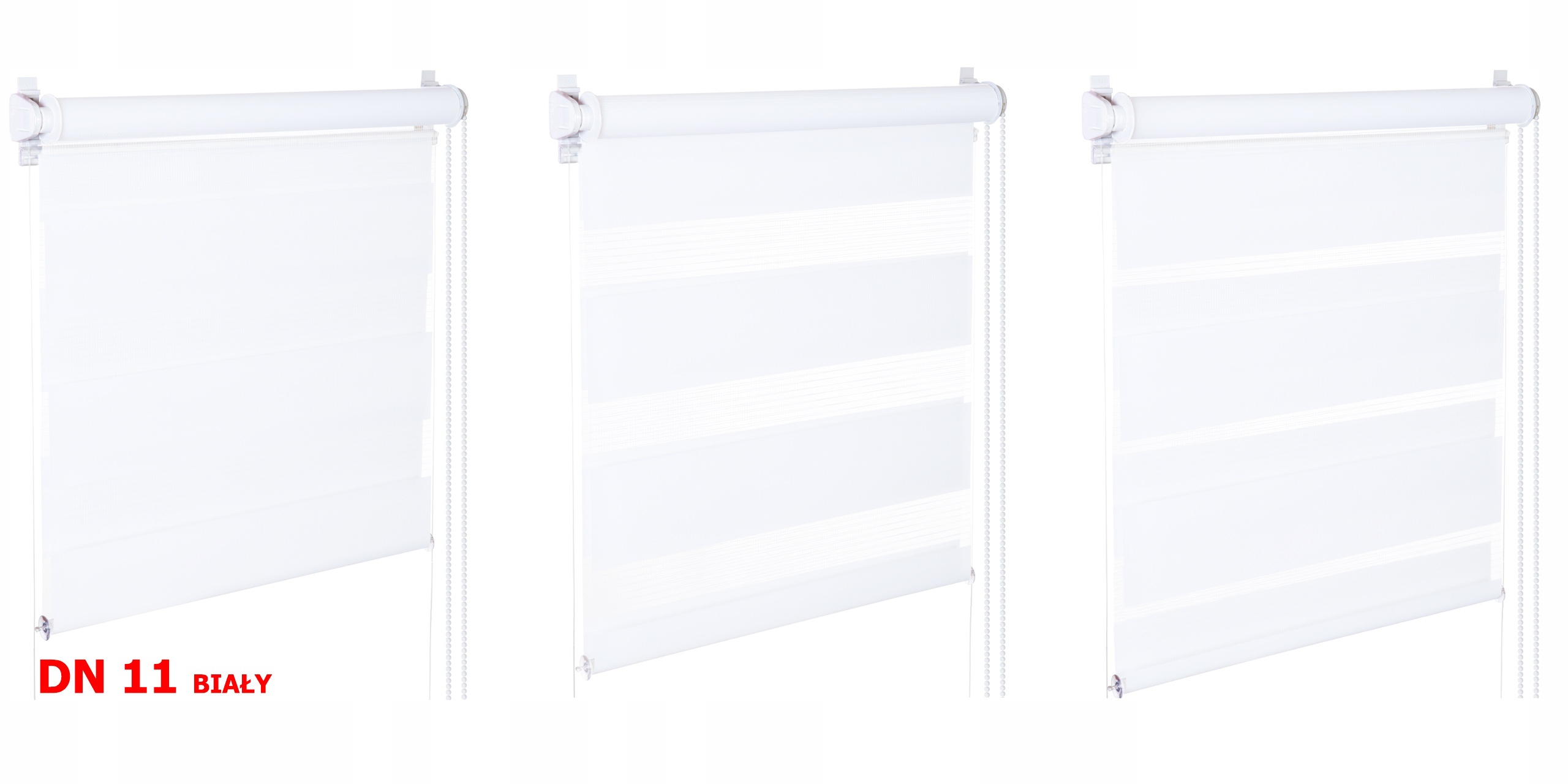 Roleta Dzień Noc z PROWADNICĄ 105x230 13 KOLORÓW Długość 230 cm