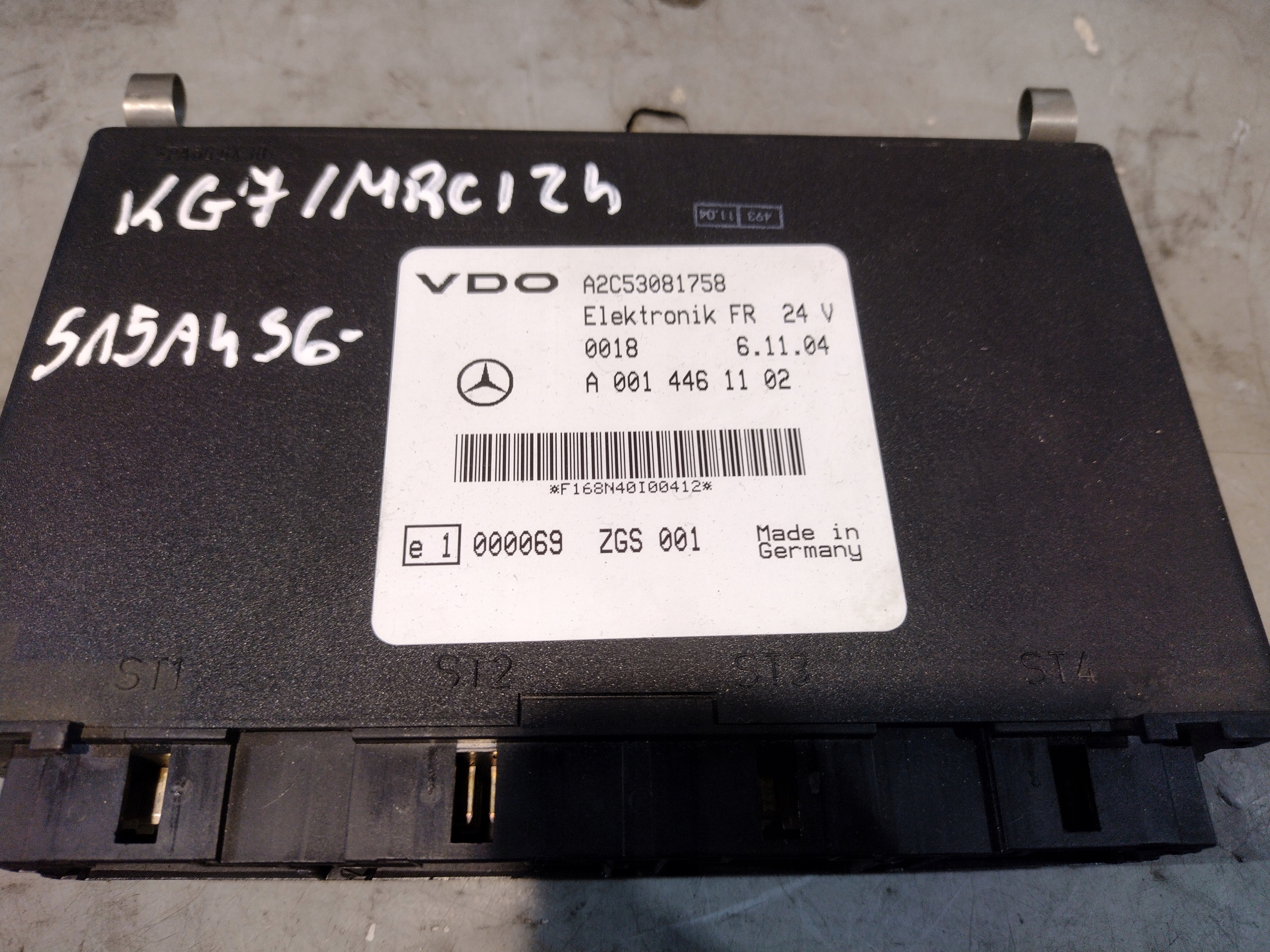 control unit CPC VDO A0014461102