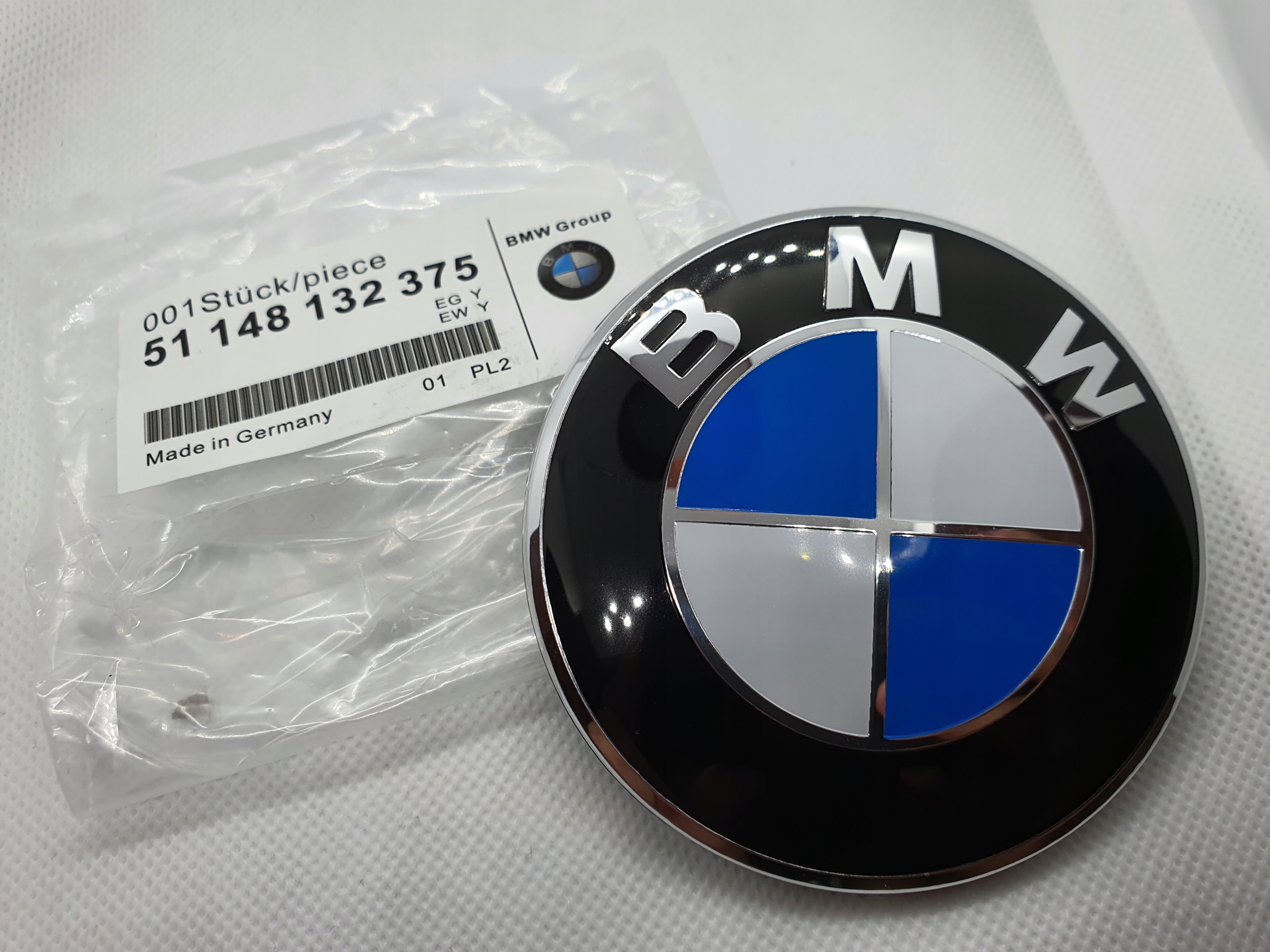 BMW EMBLEM LOGO EMBLEM OEM 82MM QUALITY HOOD !