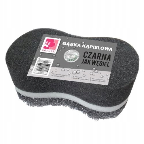Bratek Czarna Gąbka Kąpielowa