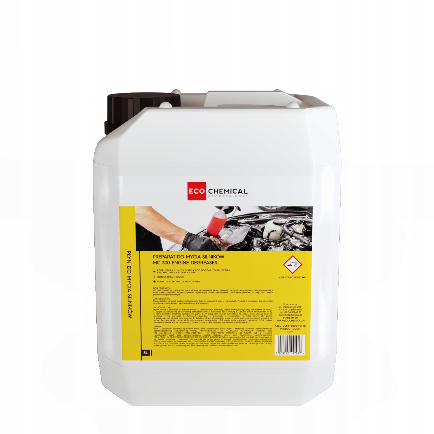ECOCHEMICAL MC 300 PŁYN DO MYCIA SILNIKÓW 5 L Producent Ecochemical
