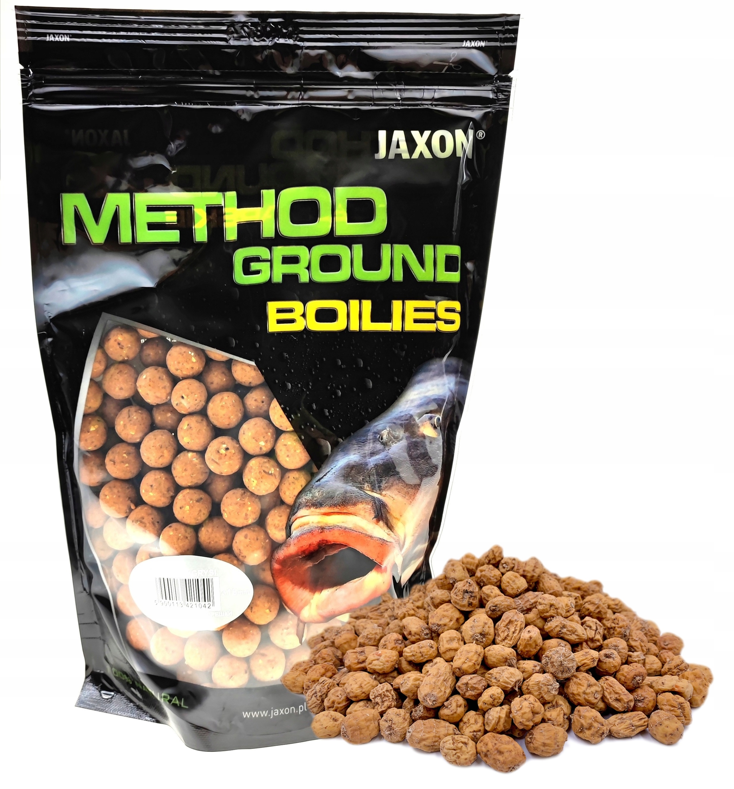 KULKI ZANĘTOWE 16 mm KARPIOWE JAXON 1 KG ORZECH TYGRYSI