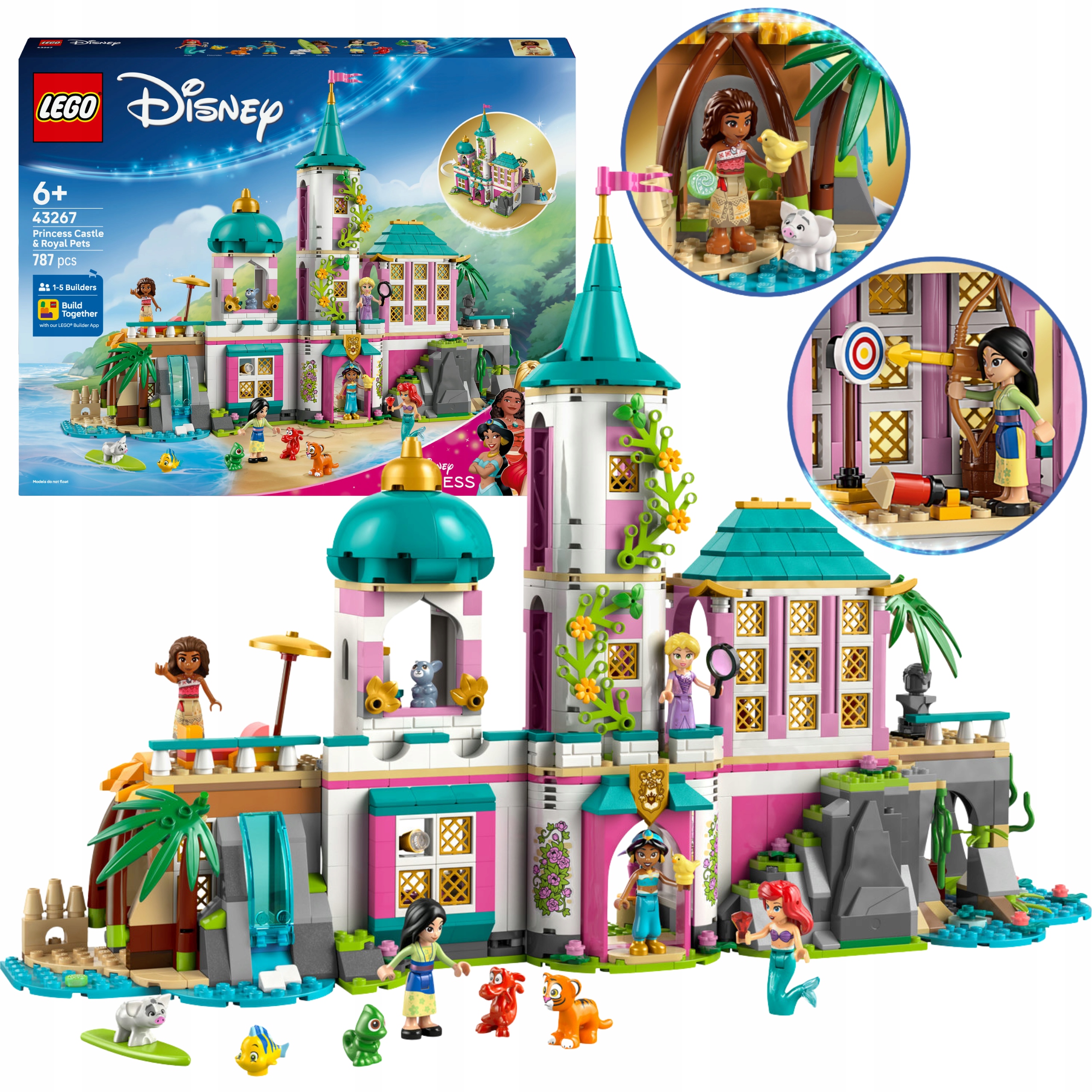 Lego Disney Zamek Księżniczek Królewskie Premium Zestaw XXL Święta