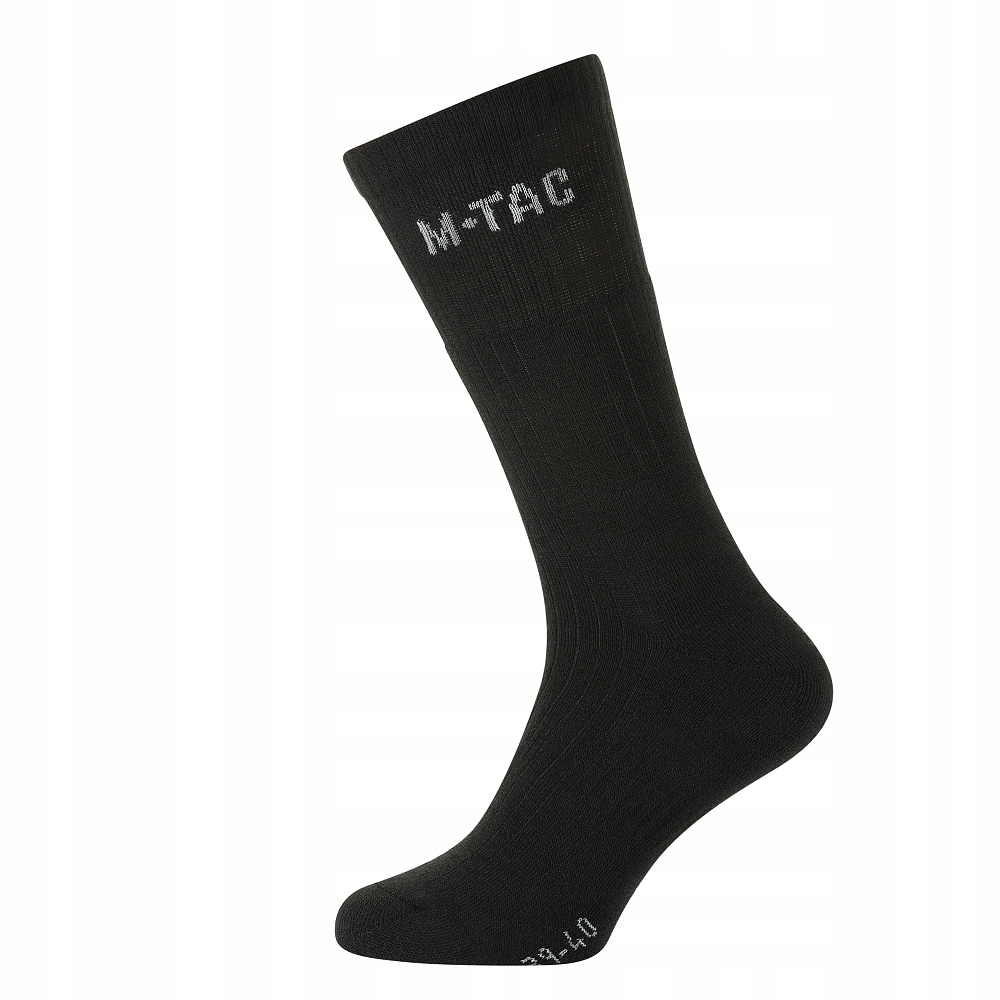 M-Tac Skarpetki Taktyczne Zimowe Ciepłe Winter Wool Black 44-46