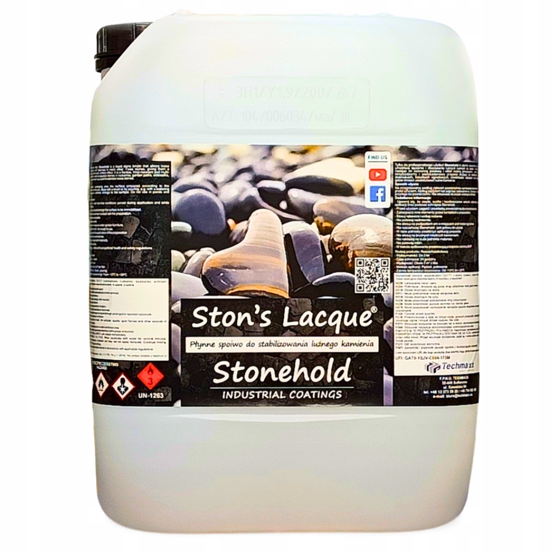 Kamenná pryskyřice na štěrk koberec silné pojivo 10L Mokrý Efekt