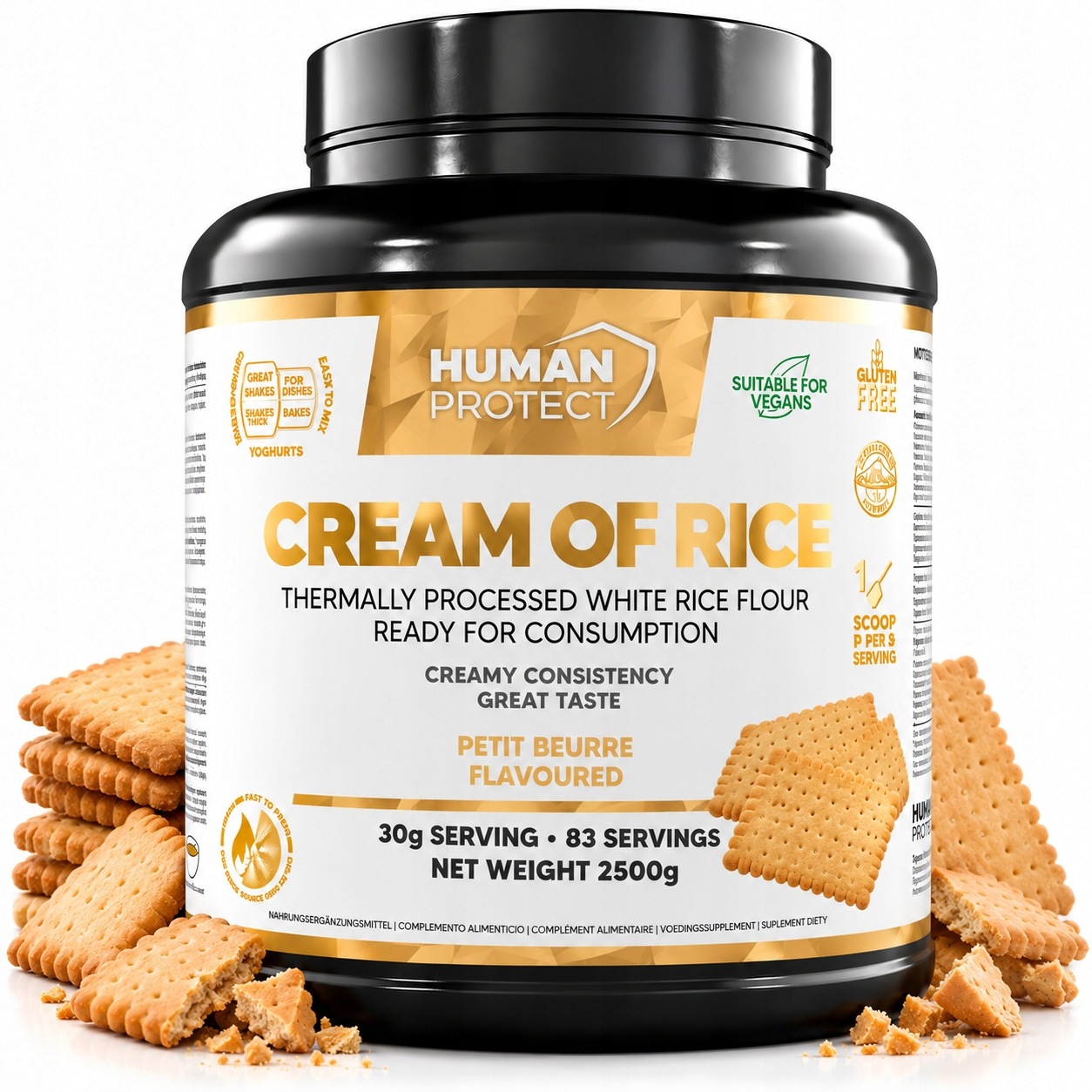 Human Protect Cream of Rice 2500g Rýžový Kleik Čajník