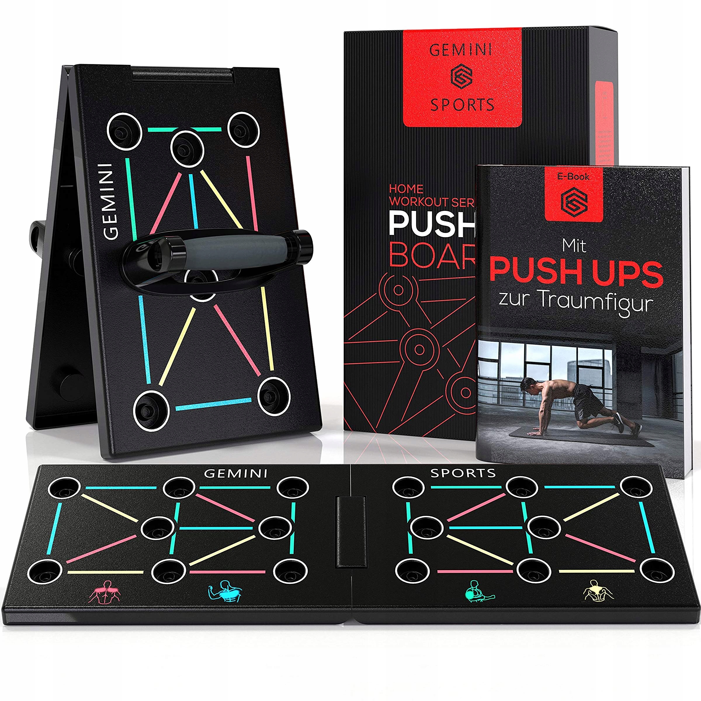 

Gemini Sports Push Up Board Deska do Pompek Premiu