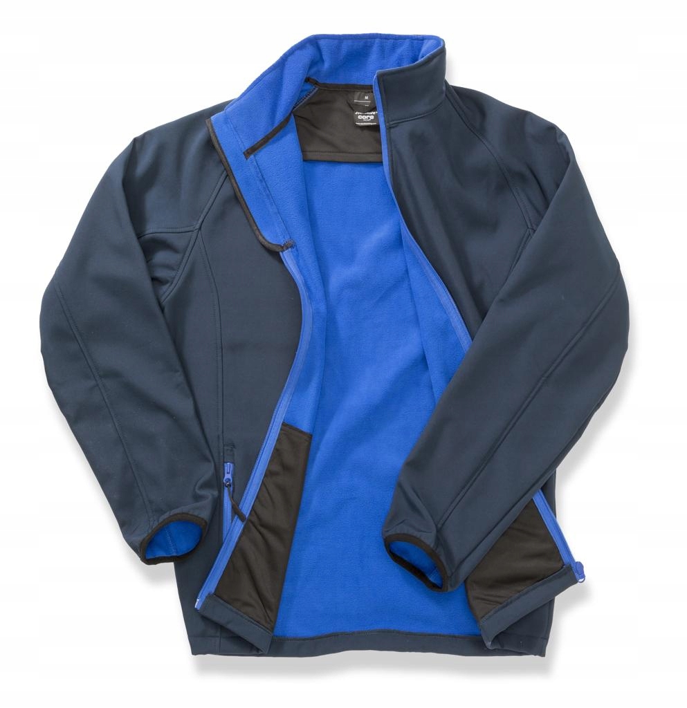 Pánská bunda Soft Shell větruvzdorná, prodyšná, tmavě modrá vel. 3XL