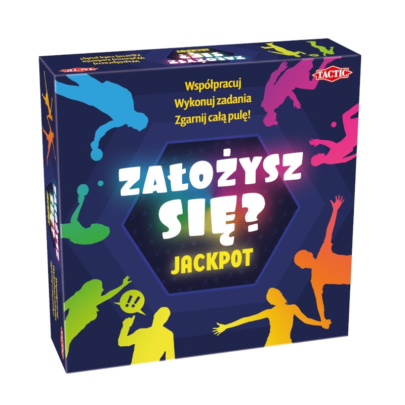 Gra imprezowa towarzyska "Założysz się? Jackpot" (pl)