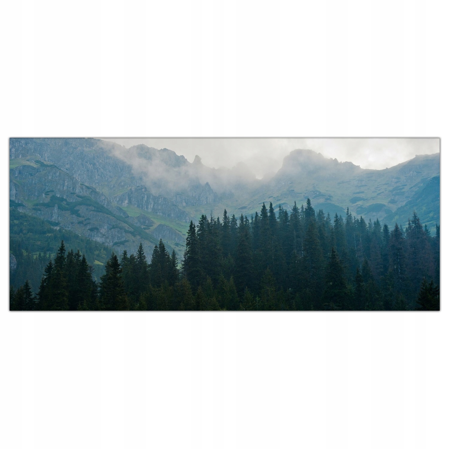 

Obraz Szklany Foto-obraz Mgła Góry Natura 125x50