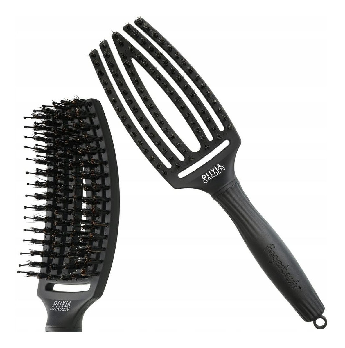 Olivia garden fingerbrush kartáč na vlasy combo full black medium