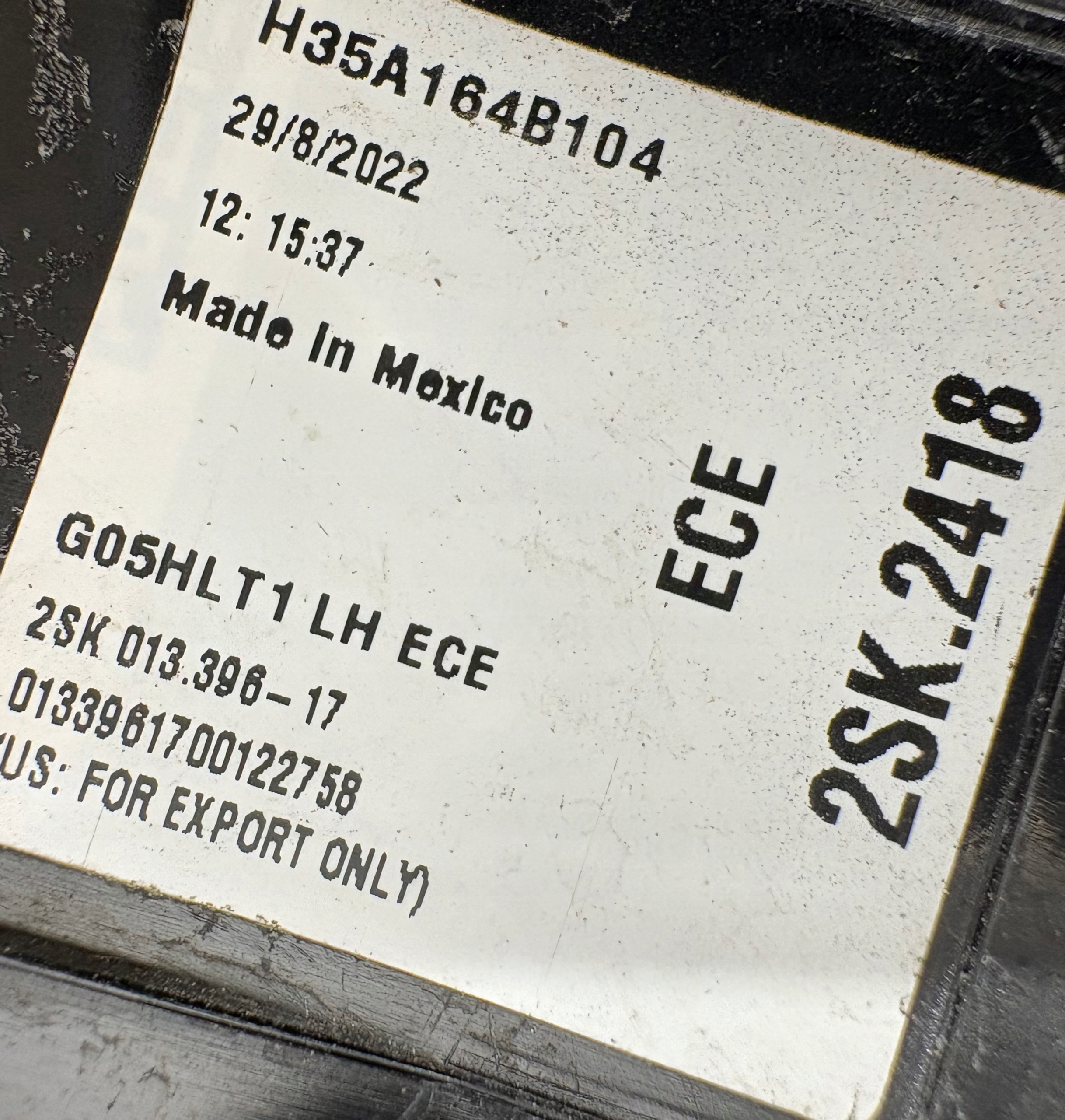 BMW X5 G05 фонари задние европа комплект 5A0DB05 5A164B1 5A164B2 5A0DB06