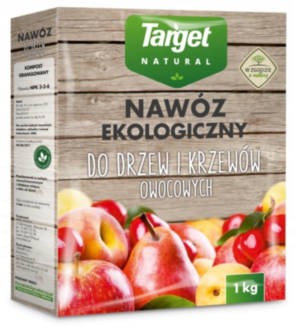 

Target Eko 1kg Do Drzew I Krzewów Owocowych Nawóz