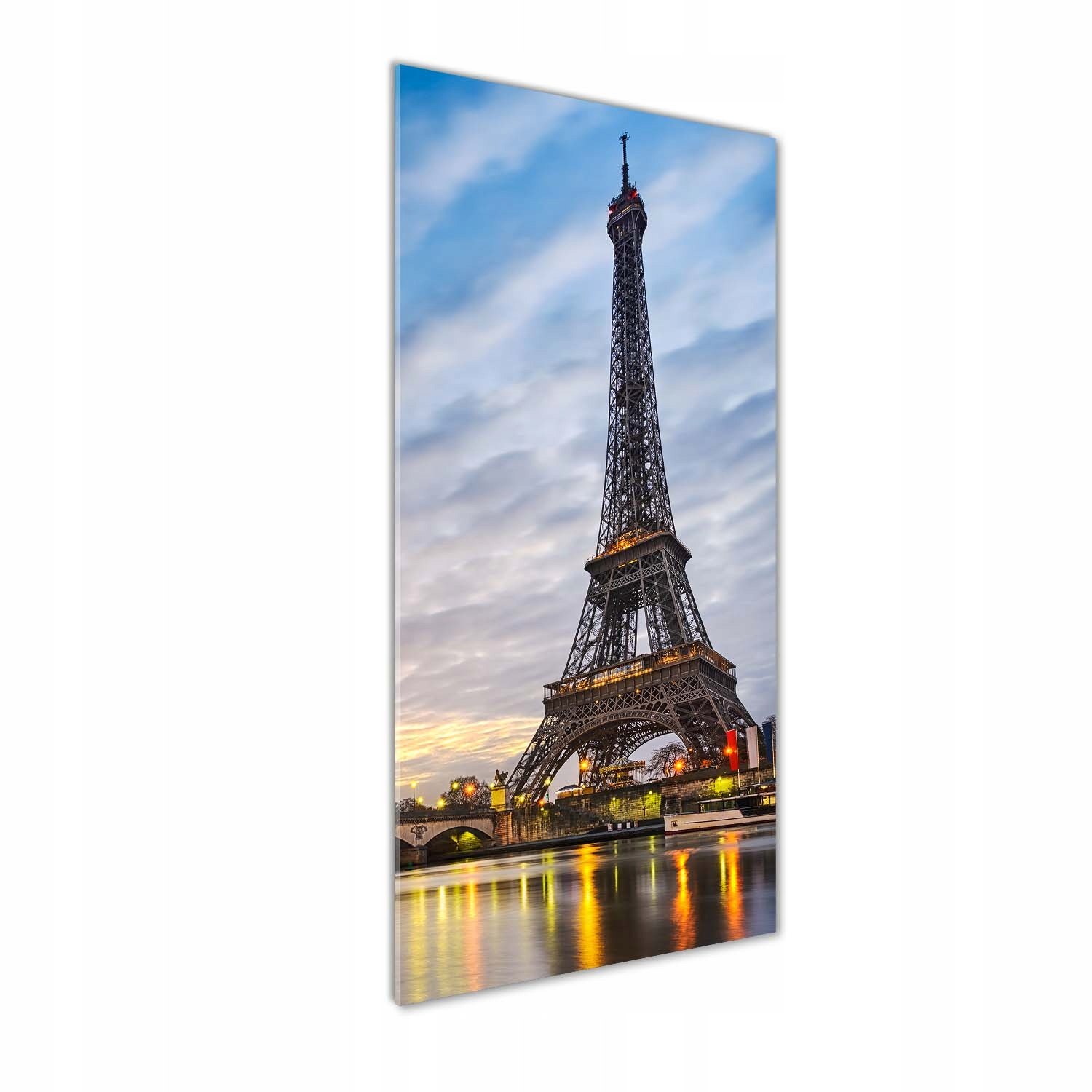 

Foto obraz na szkle Wieża Eiffla Paryż 50x125 cm