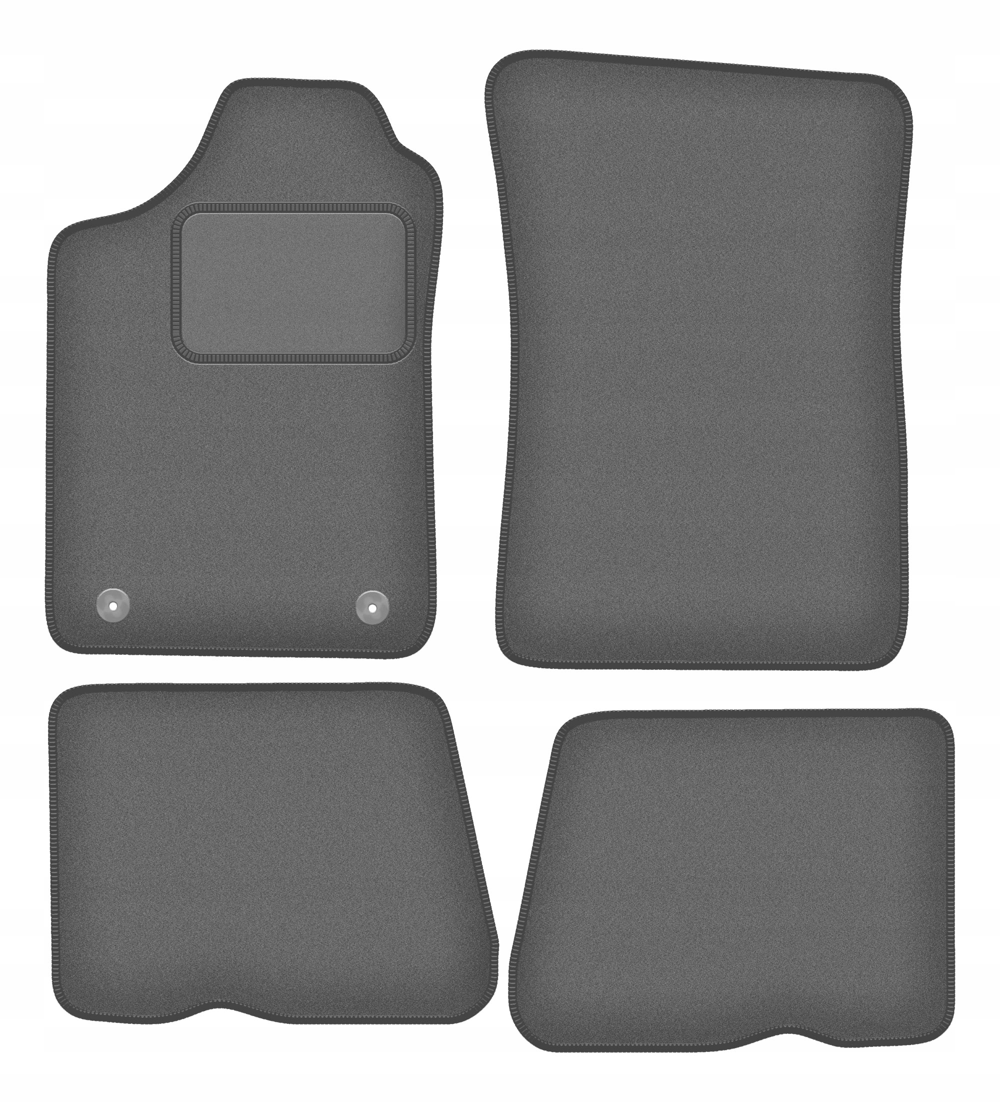 Велюровые коврики велюровые 4 Эл.