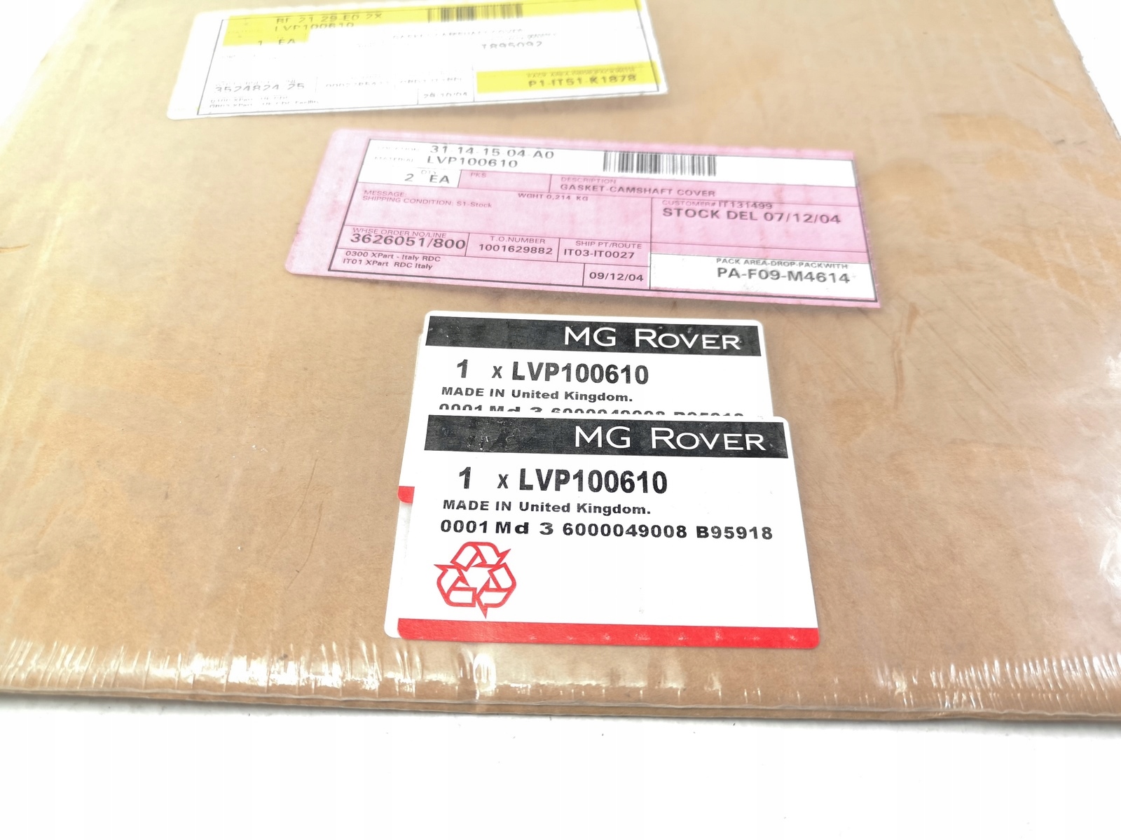 USZCZELKA POKRYWY ROZRZĄDU ROVER 2.0 DIESEL ORI OE Producent części Rover OE