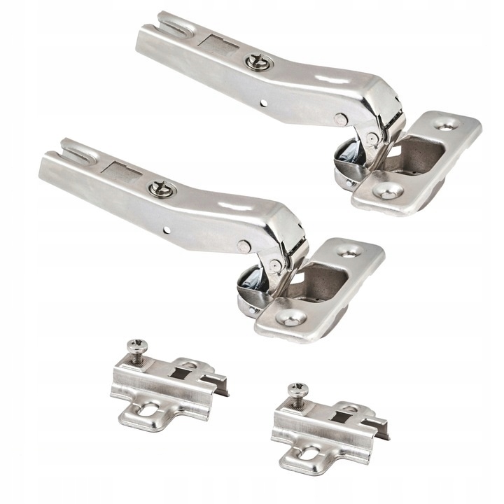 FGV ZAWIAS KĄTOWY 45° DO DRZWI NAROŻNYCH + PROWADNIK 2szt