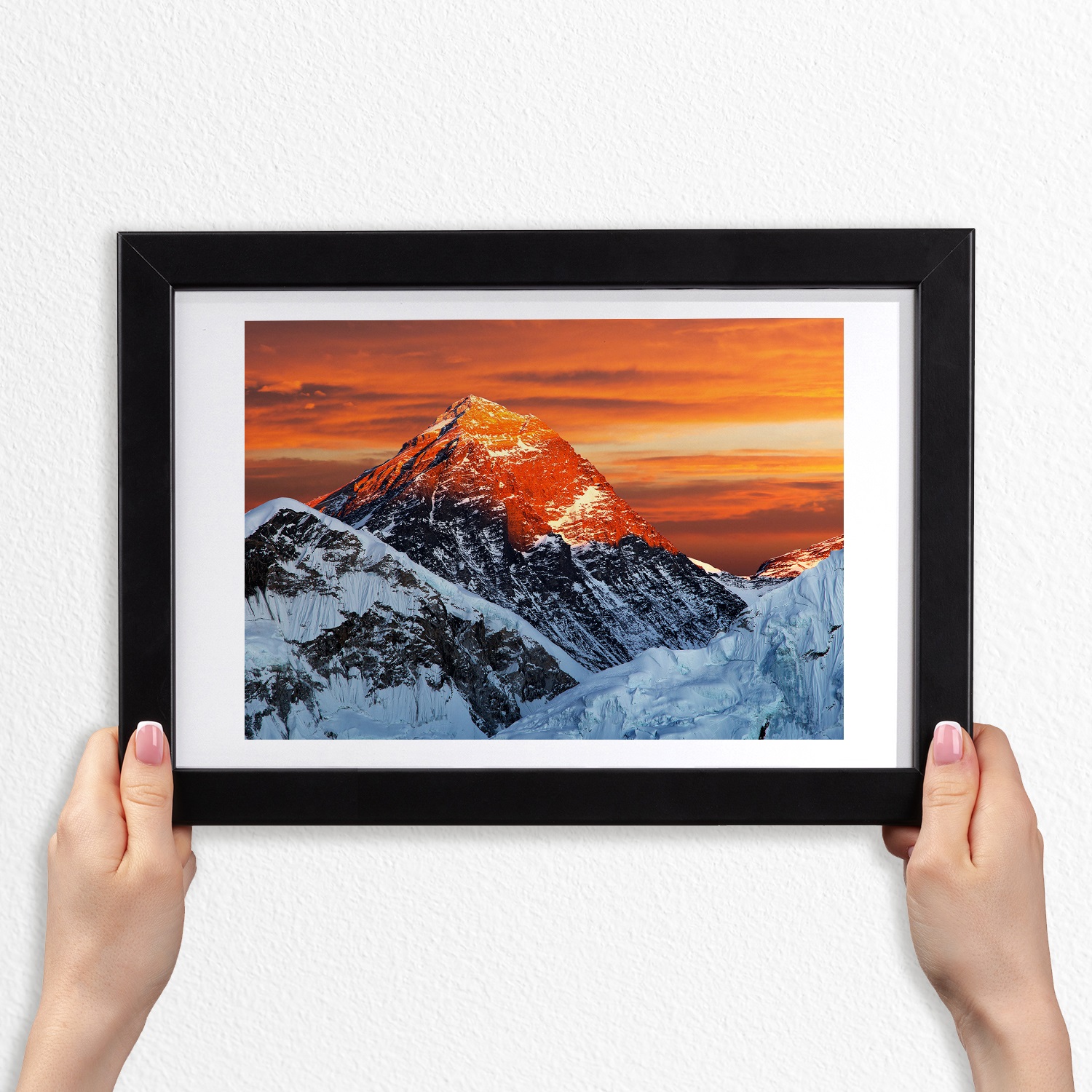 Foto rámeček obraz na zeď Vrchol Everestu 30x20