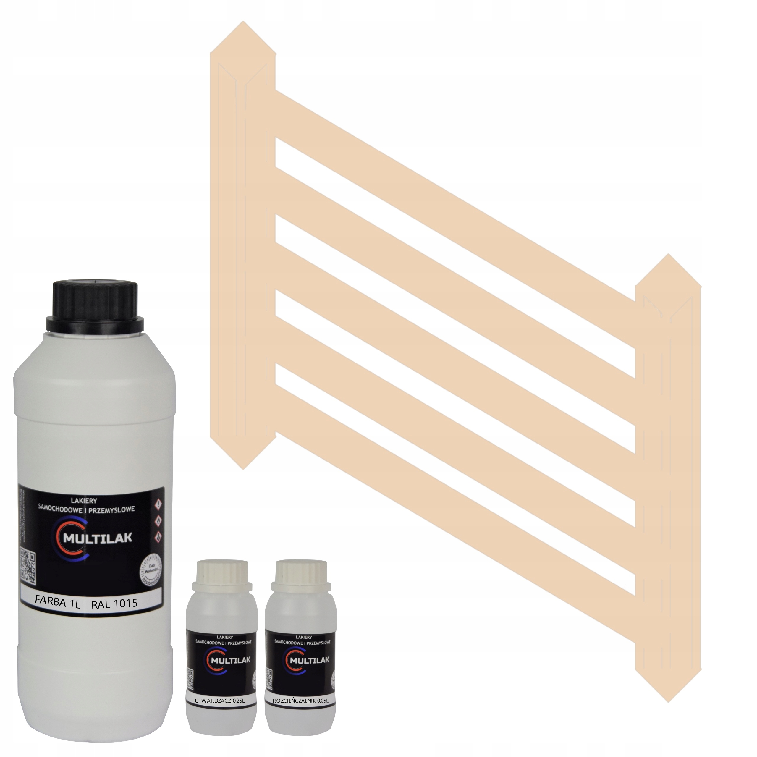 Barva Na Brány A Ploty 3v1 Lak 1L 1015 Ral