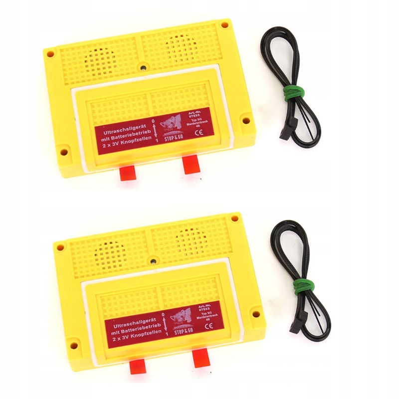 2 Sztuki Ultradźwiękowy Odstraszacz Kun Marder