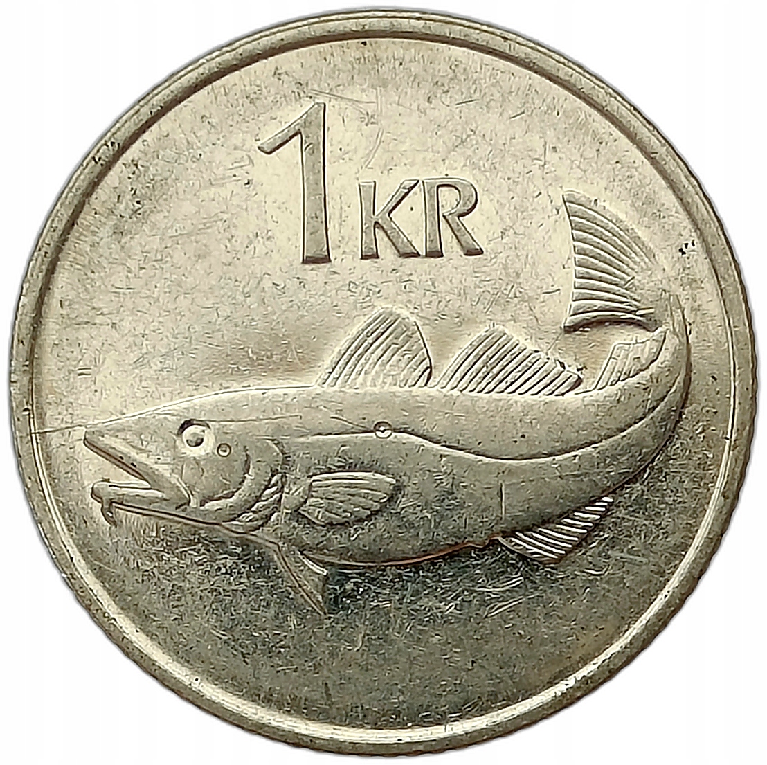 ISLANDIA 1 KRONA 2011 RYBA DORSZ 50E3