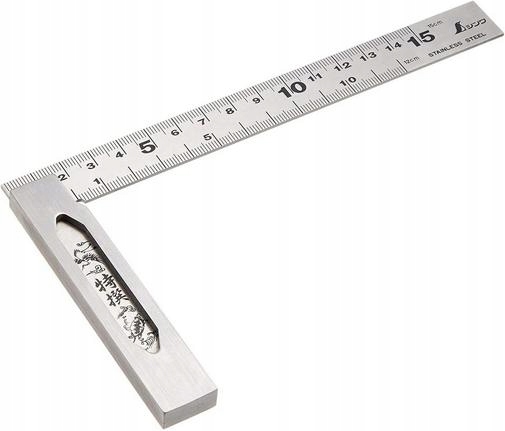 Kątownik 90° 15cm ze stopką Uniwersalny Shinwa 90 stopni 150mm