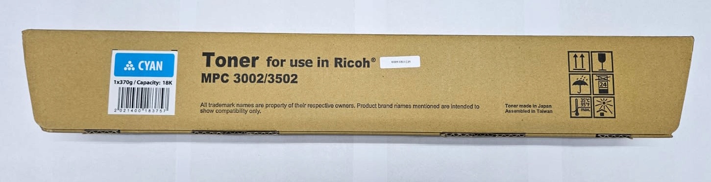 Zamiennik Toner Ricoh 841654 841742 842019 C3502E Niebieski