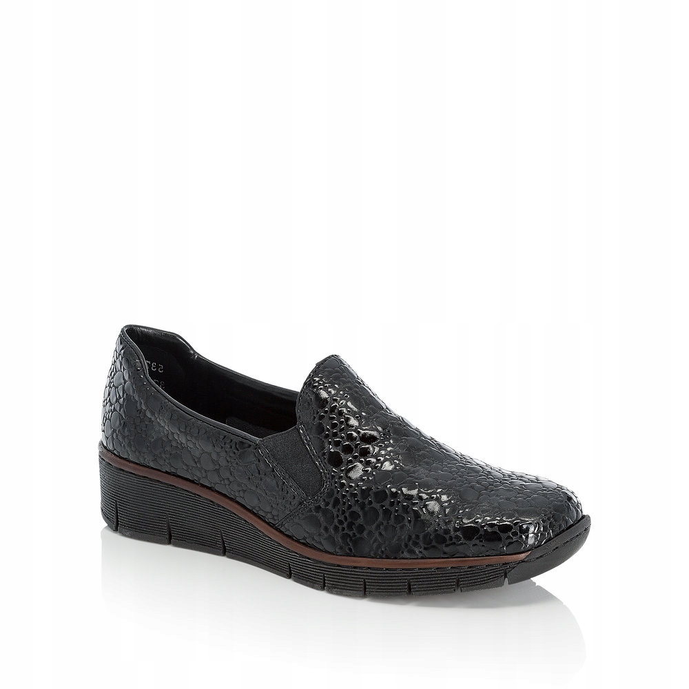 Rieker 53766 Černý Lehký Lak vel. 38