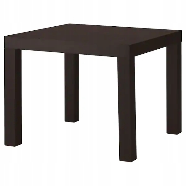 

Ikea Lack Stolik czarnobrąz 55x55 cm