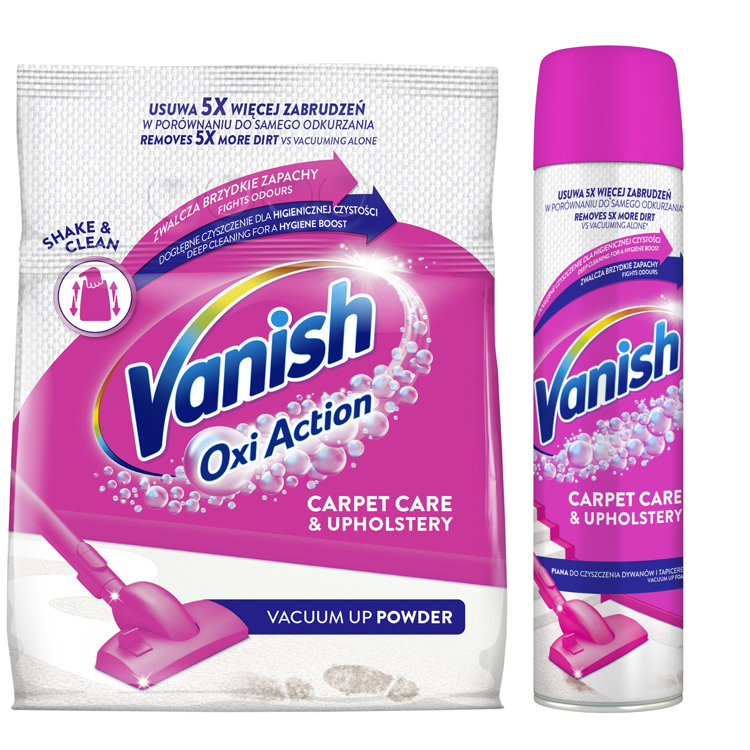 

Vanish Gold Proszek Piana Prania Dywanów Zestaw