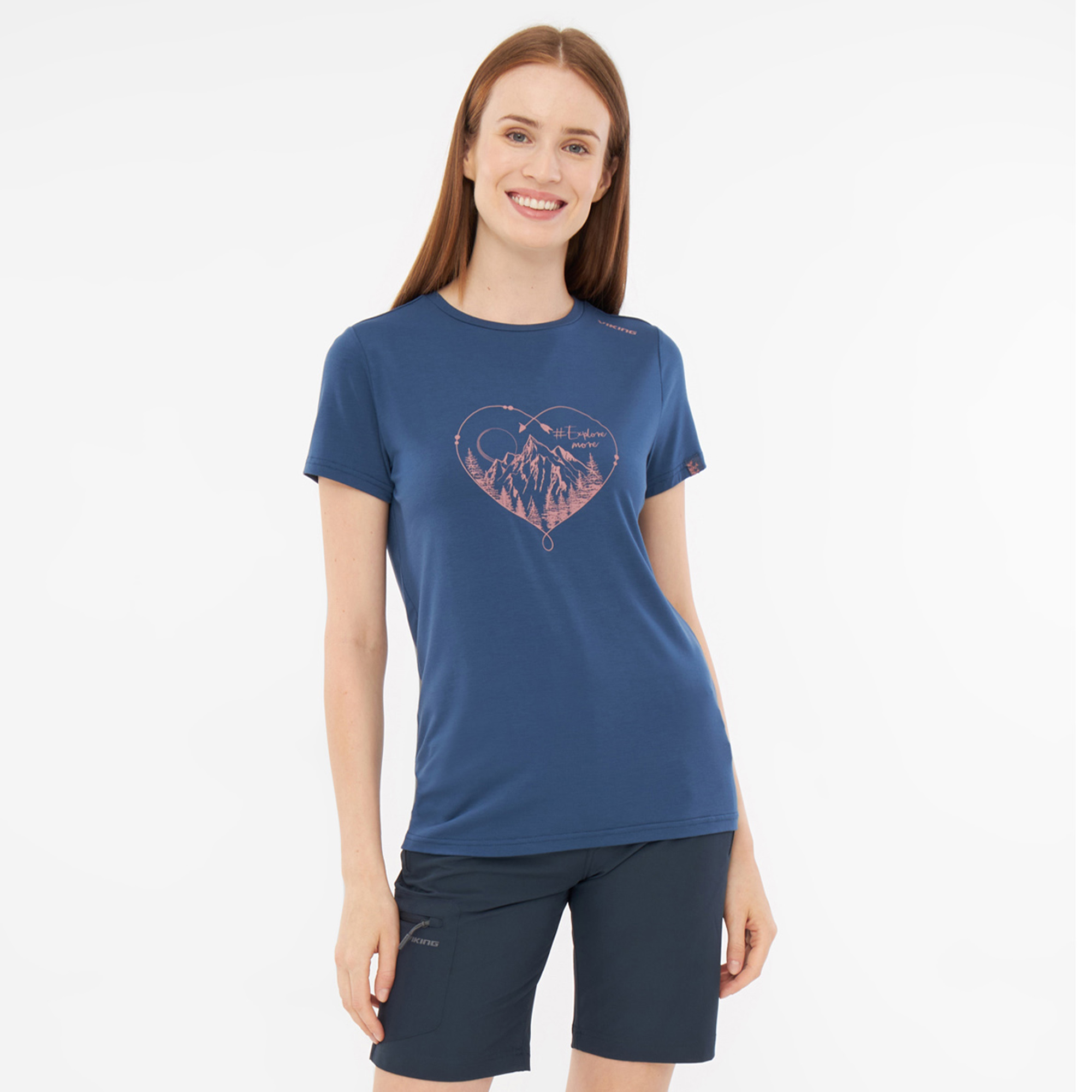 Tričko dámské tričko Viking Lenta Bamboo Light Lady tmavě modré vel. L