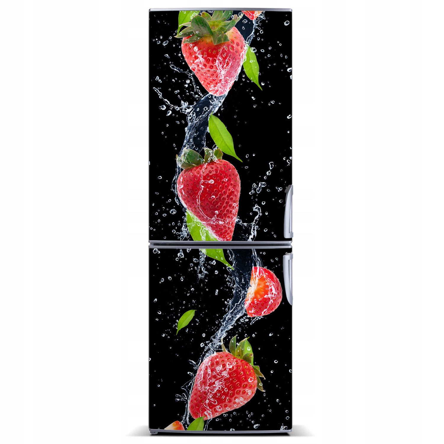 

Naklejka na lodówkę magnetyczna Truskawki 60x180