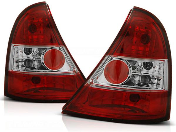 LAMPY TYLNE DO RENAULT CLIO II 98-01 CLEAR RED WHITE