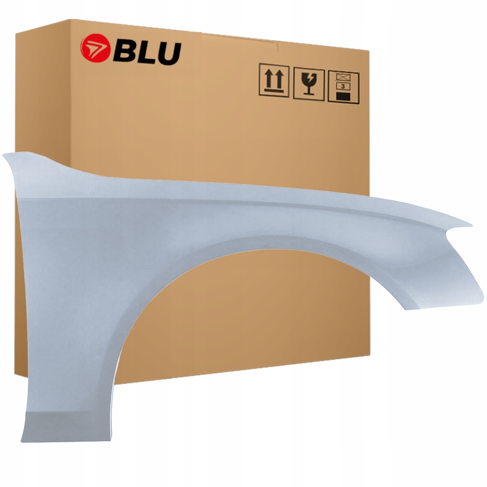 Blu Blatník Audi A4 B8 S4 LX7W pravý stříbrný 11-15 přední lift pozink