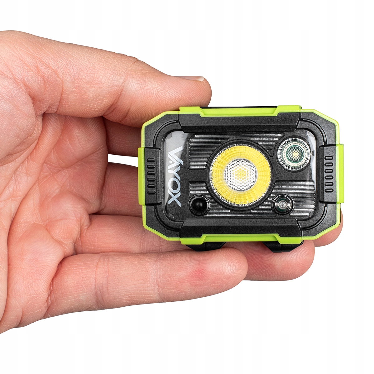 Led svítilna Vayox na hlavu, senzor pohybu Osram P8 Led Smd 9W