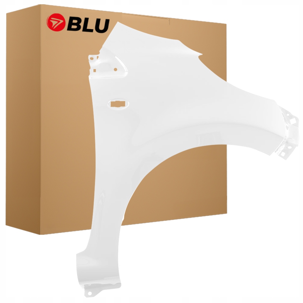 Blu Blatník Peugeot 107 Kwd pravý bílý 05-14 přední pozink Lipizan