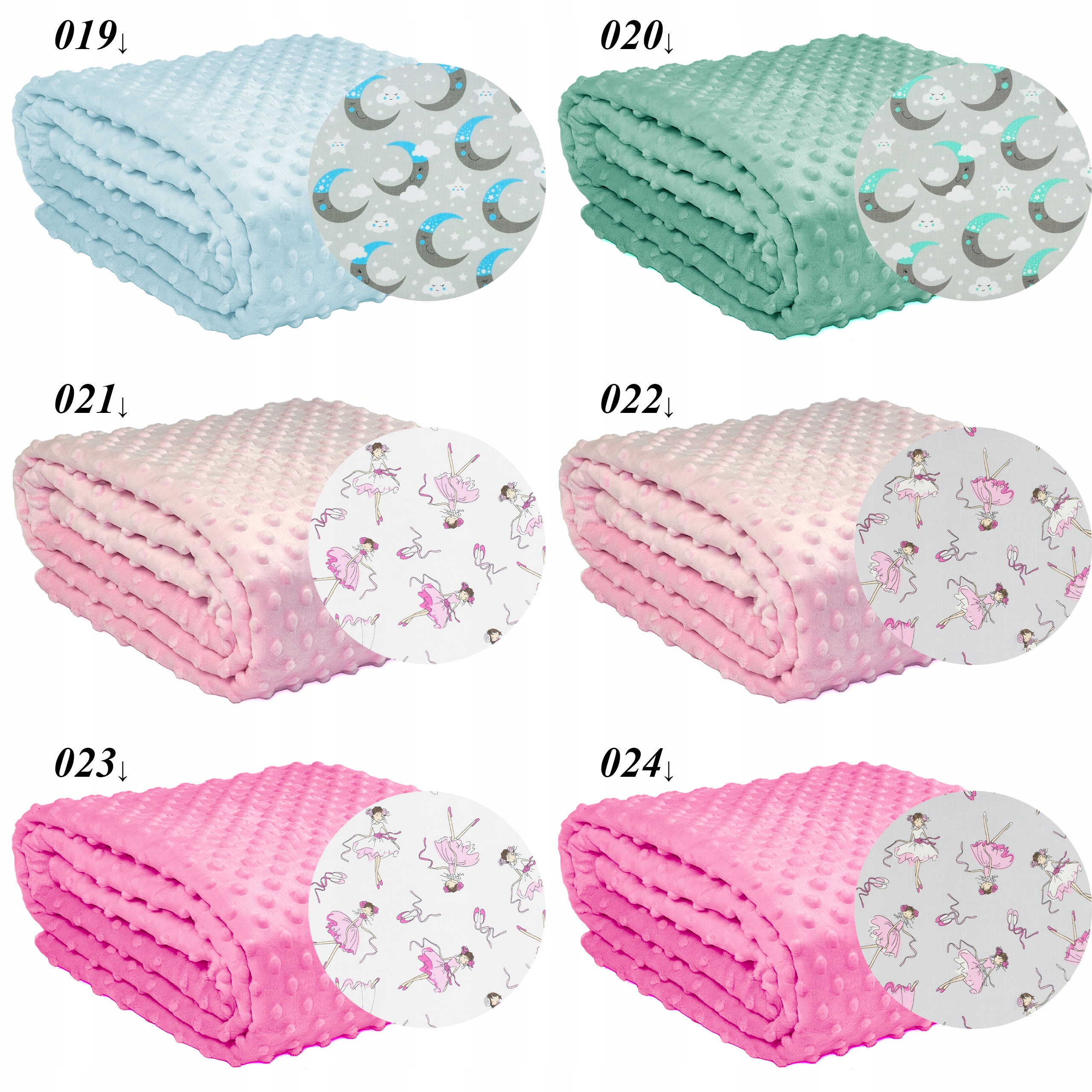 Antywstrząsowa Poduszka Motylek Zagłówek Minky Materiał polar