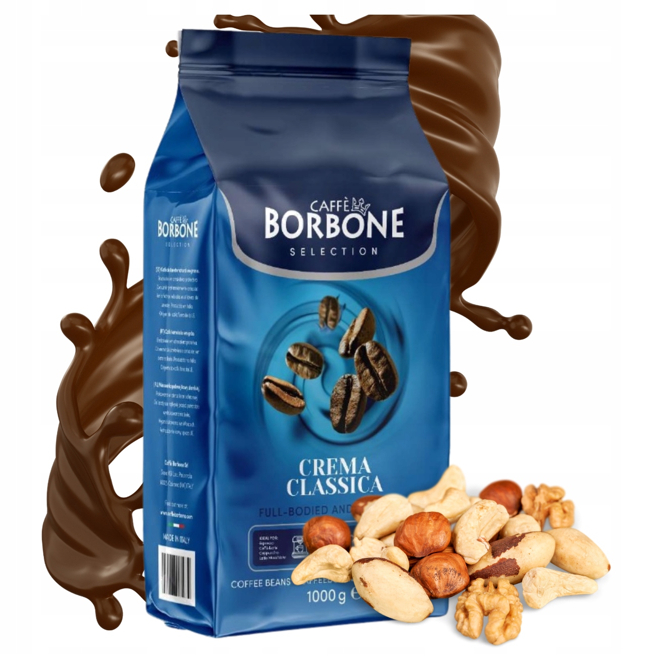 Levně Káva zrnková Borbone Crema Classica 1000 g