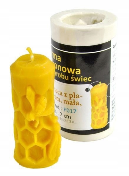 

Forma silikonowa Świeca z plastrem mała wys.7cm