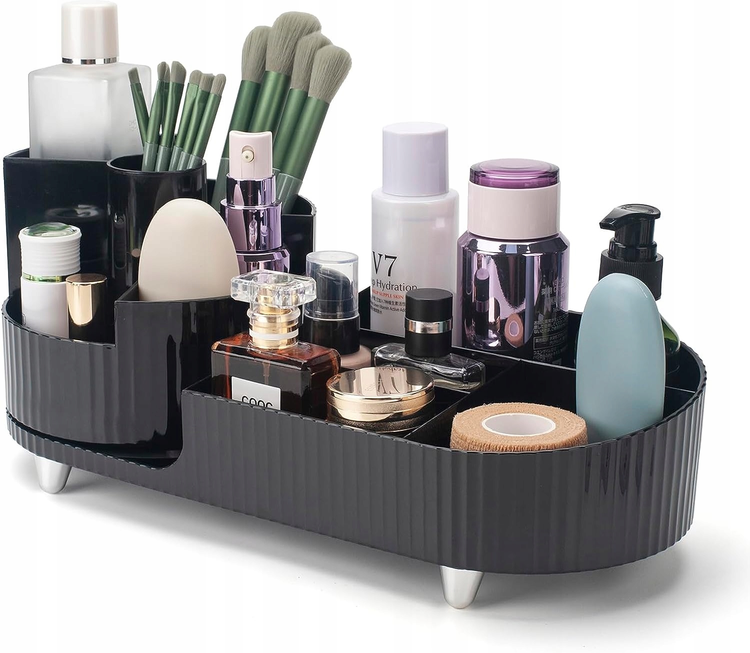 Stojak pojemnik organizer na kosmetyki obrotowy