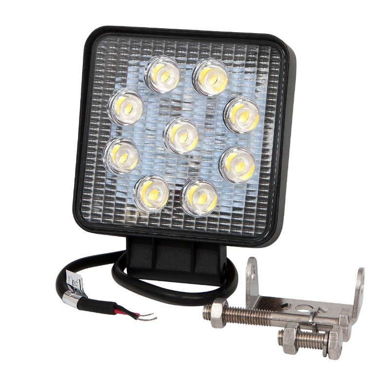 LAMPA ROBOCZA 9 LED HALOGEN ŚWIATŁO WSTECZNE COFANIA 12-24V