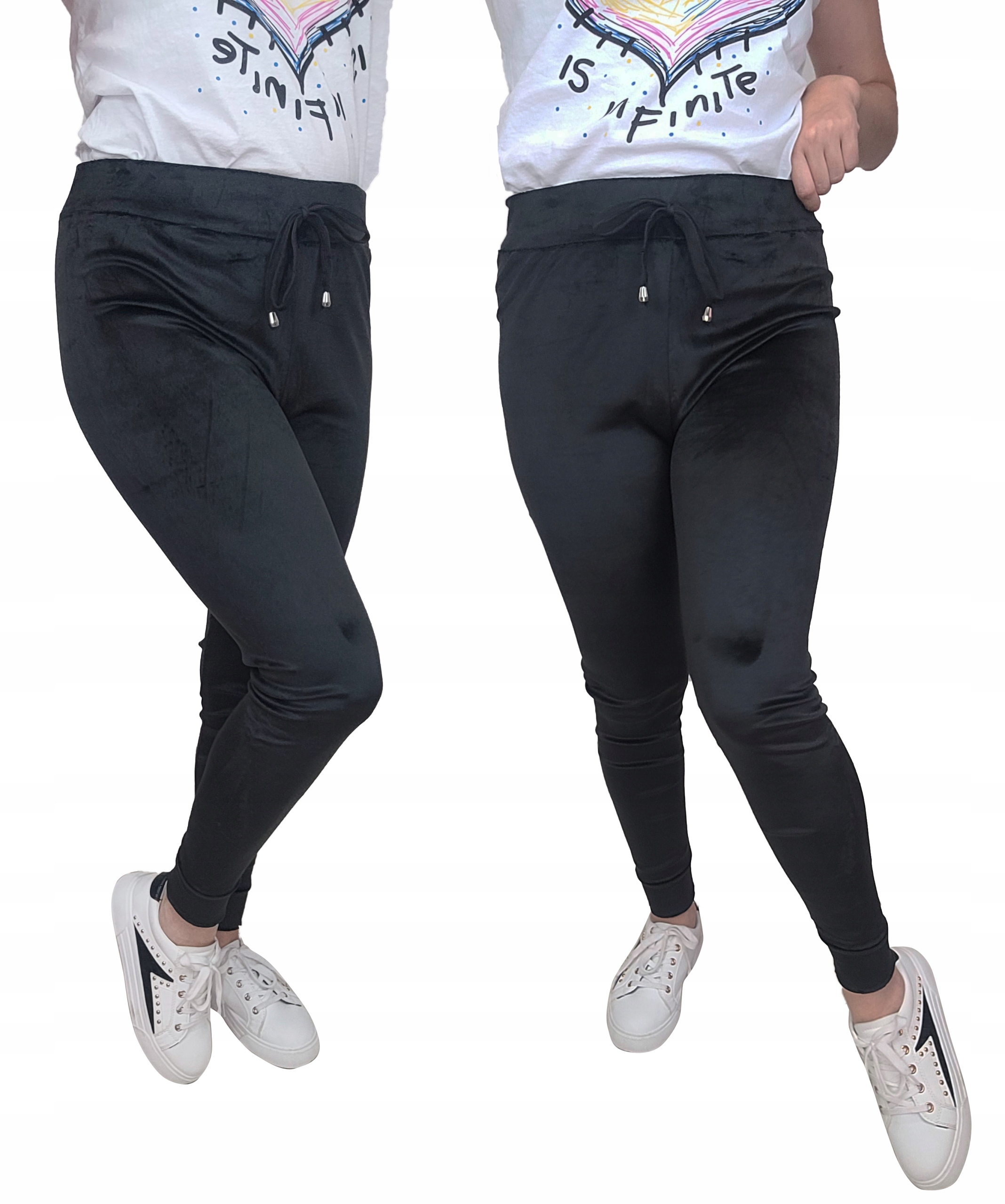 

Spodnie welur Dresy welurowe Dres S XL