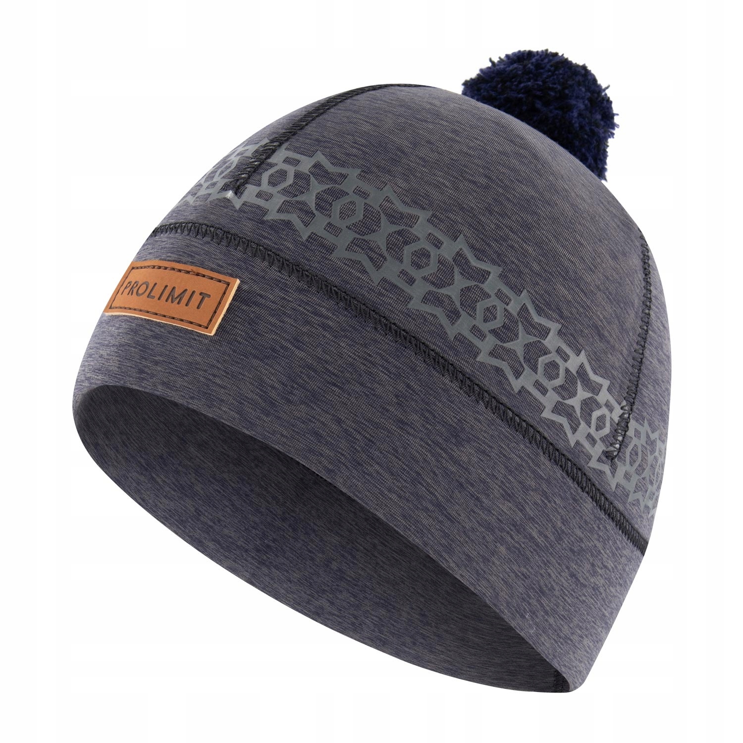 Czapka neoprenowa Prolimit PomPom Black/Grey S
