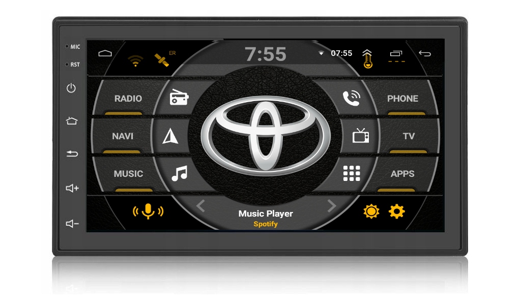 РАДИО 2DIN ANDROID USB BT GPS WIFI SPOTIFY TOYOTA