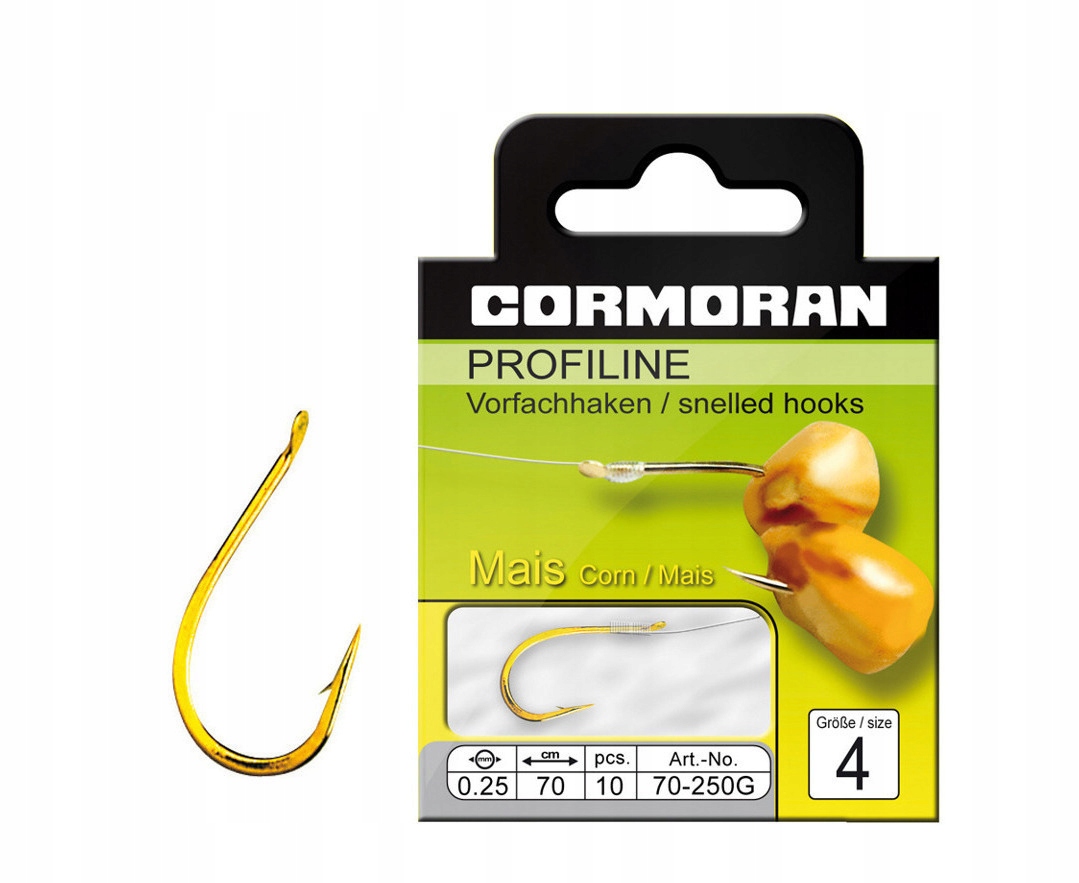 

Haki Z Przyponem Kukurydza Cormoran Profiline N 12
