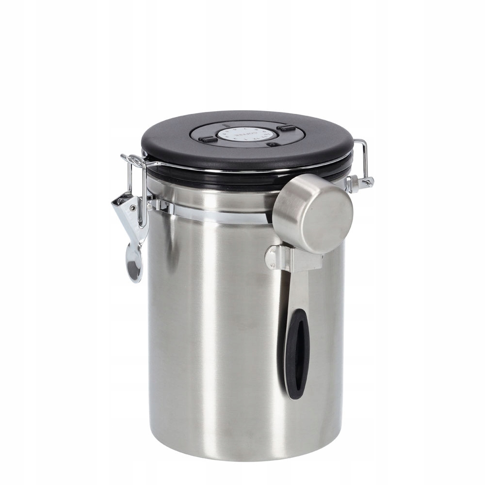 Plechovka Na Kávu S Klipem A Odměrkou, 1700 ML, Stříbrná, Zeller