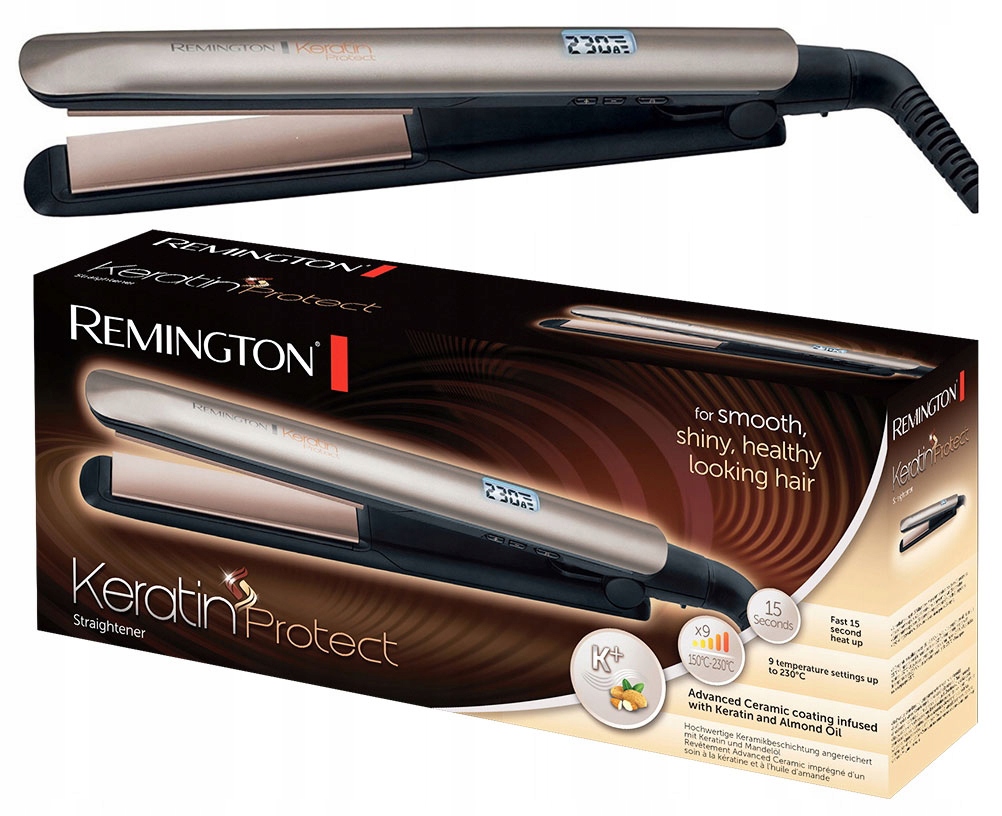 Prostownica Remington Prostownica Do Włosów Dla Kobiet Keratin Protec S8540