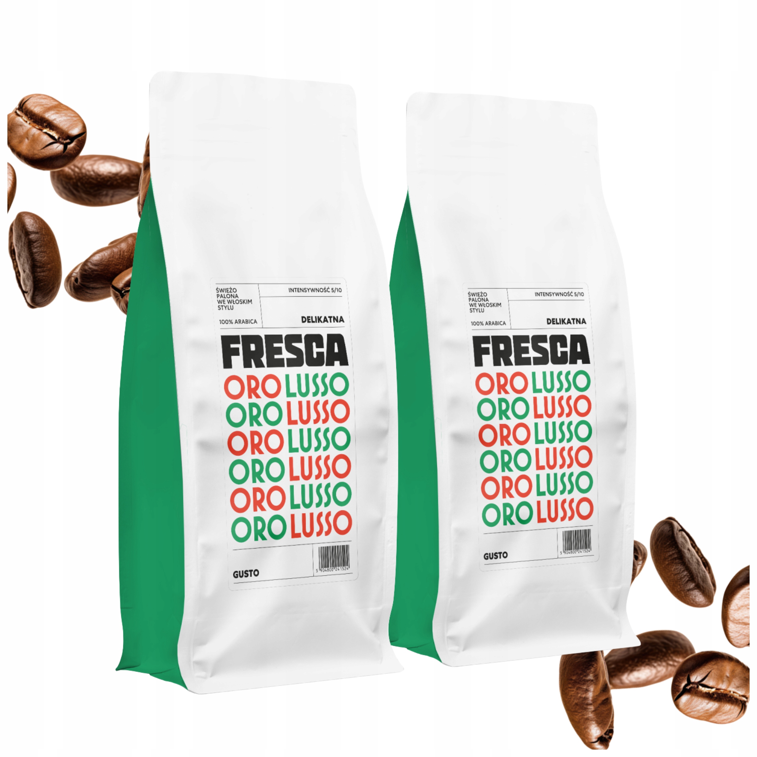 Levně Káva zrnková 2 kg Fresca Oro Lusso 100% Arabica Čerstvě pražená