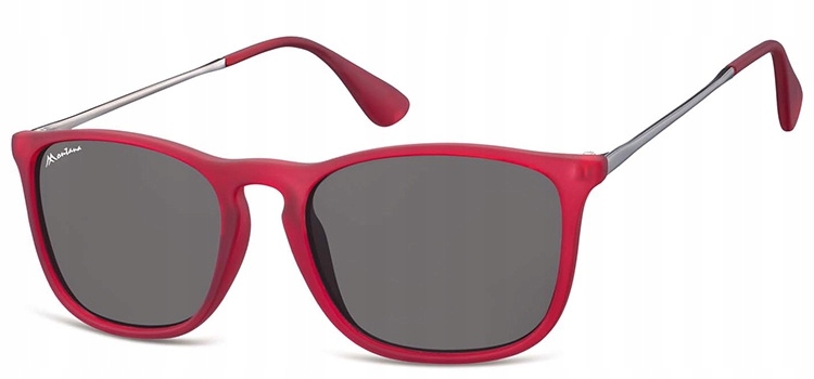 

Nerdy okulary damskie męskie Uv 400 Czerwone Mat
