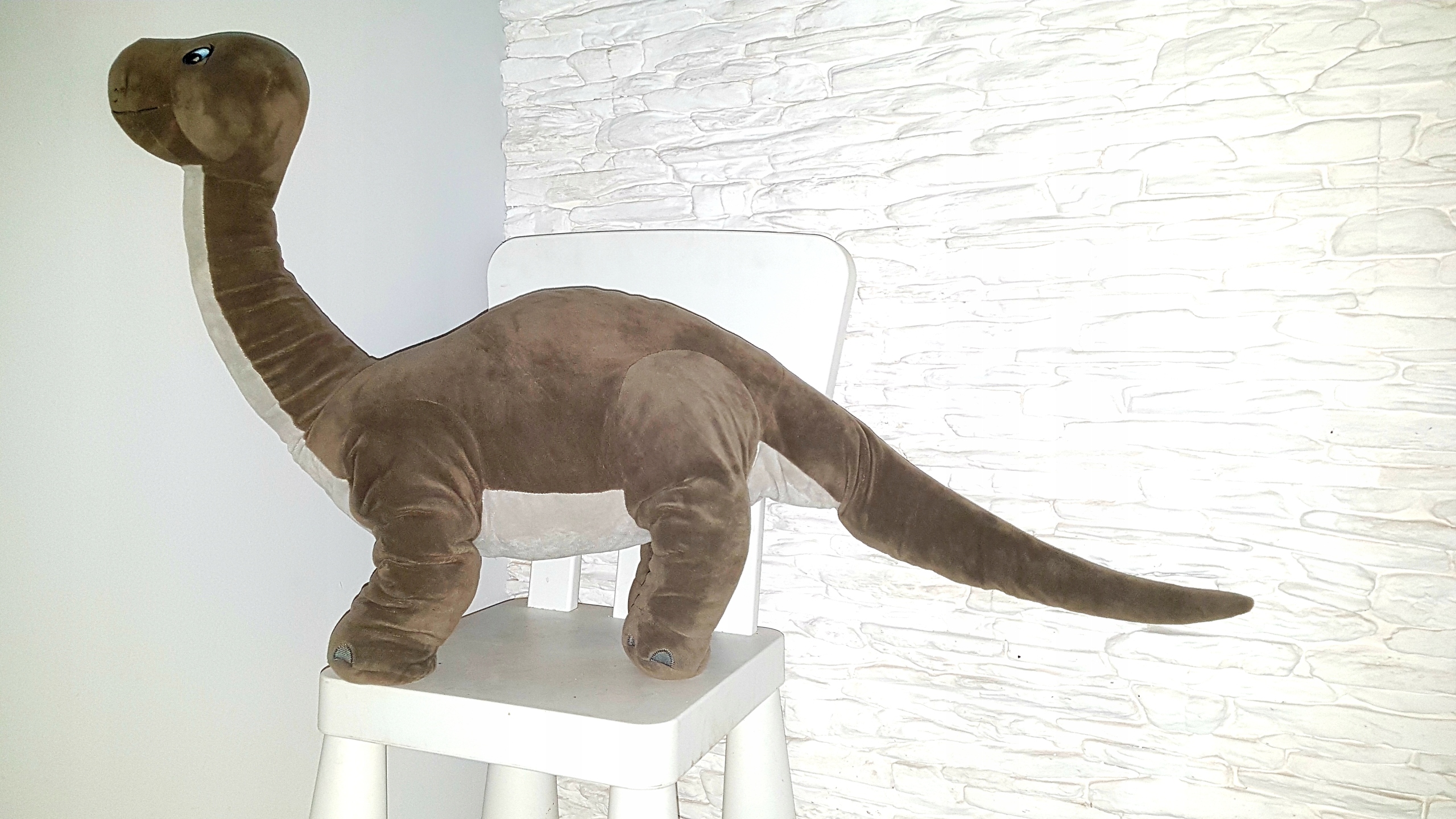 IKEA JATTELIK DINOZAUR maskotka pluszak 57x101 cm